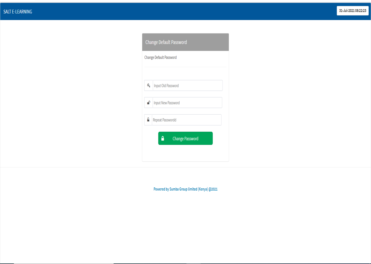 College Landing Page