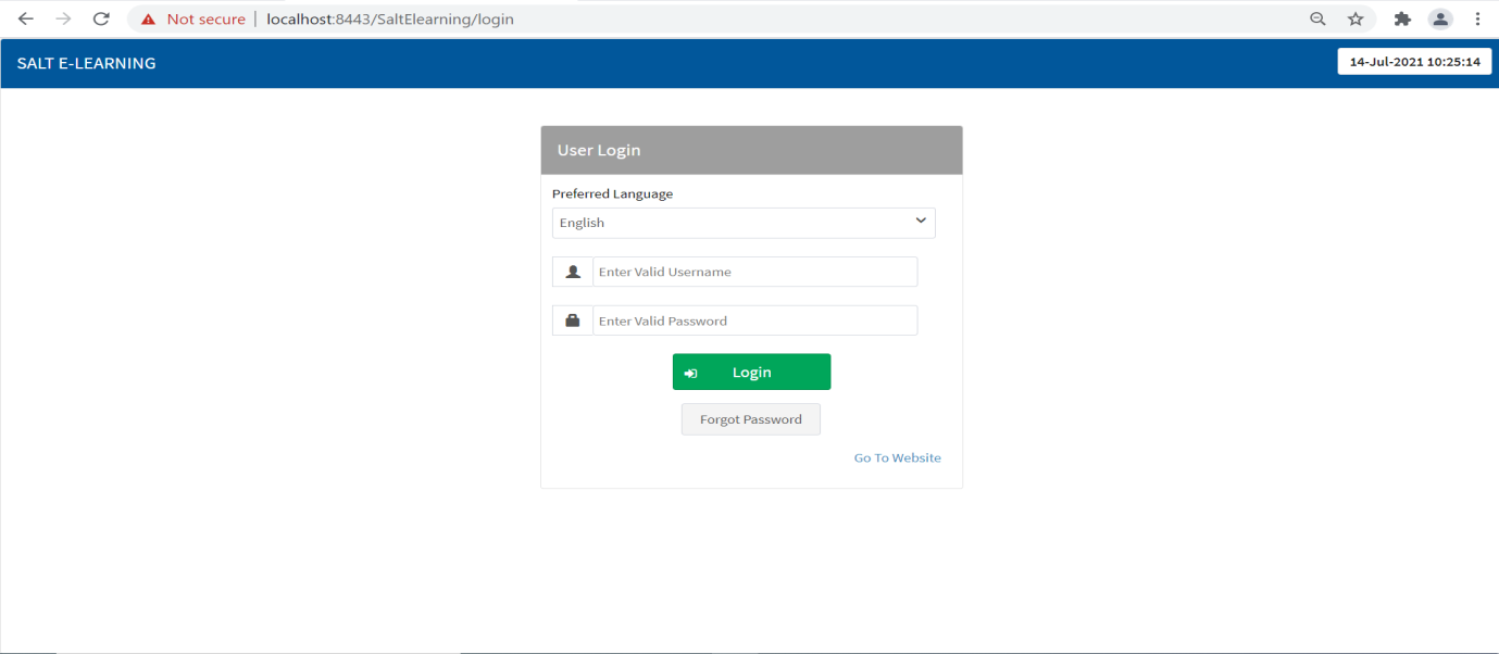 Access Portal Button