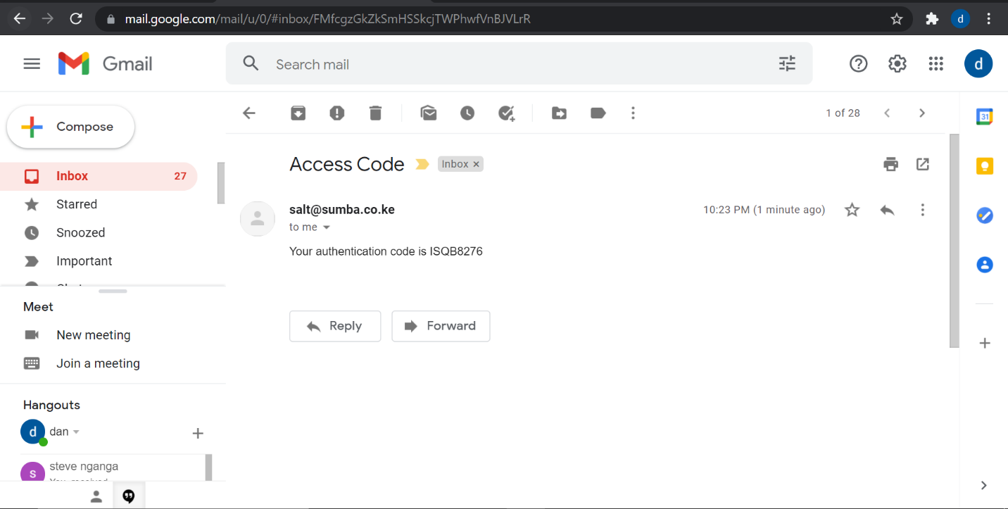 Session Timeout Warning